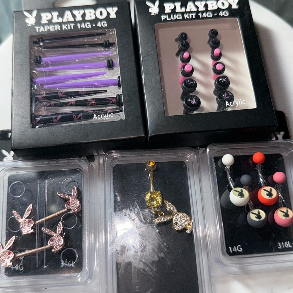 Playboy Body Jewelry Lot